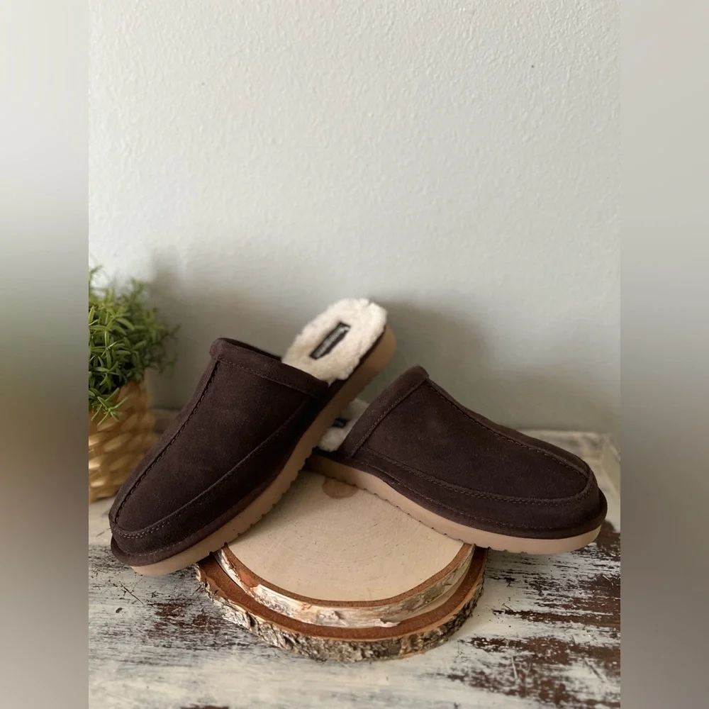 ✨SOLD✨ UGG KOOLABURRA MENS CLOG SLIPPERS BROWN NEW Without Box 1105891 Size 10 - Picture 3 of 12